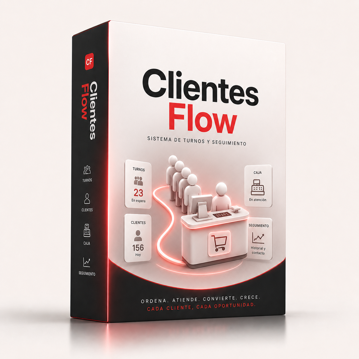Caja de software Clientes Flow
